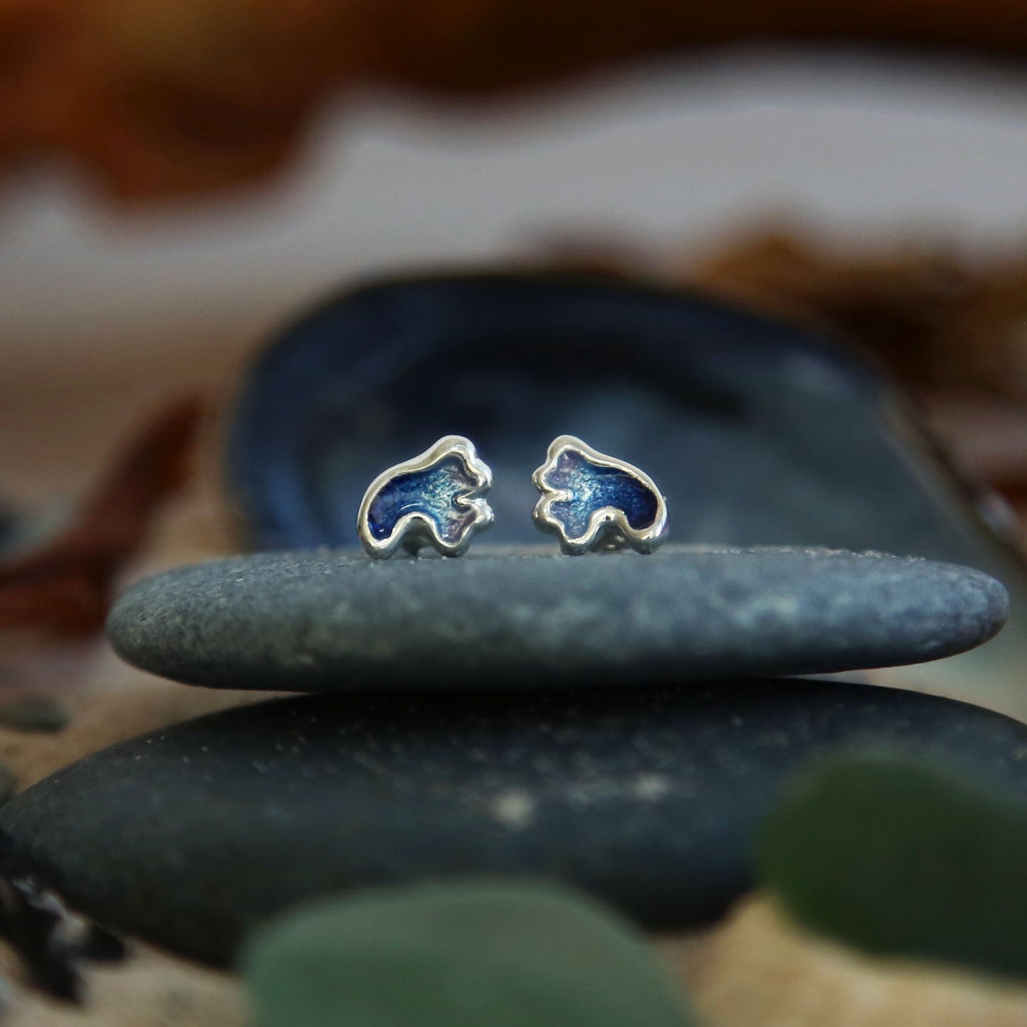 Sheila Fleet: Small Seaweed earrings