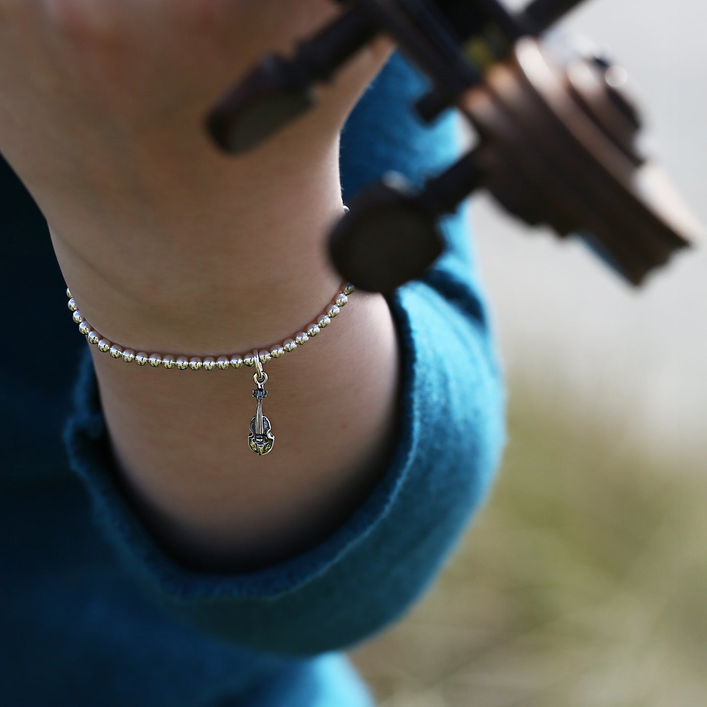 Sheila Fleet: John Rae's Fiddle bracelet in sterling silver