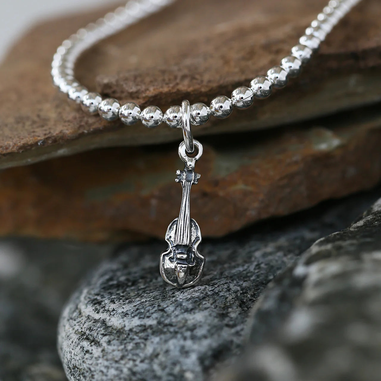 Sheila Fleet: John Rae's Fiddle Stretch Bracelet in Sterling Silver
