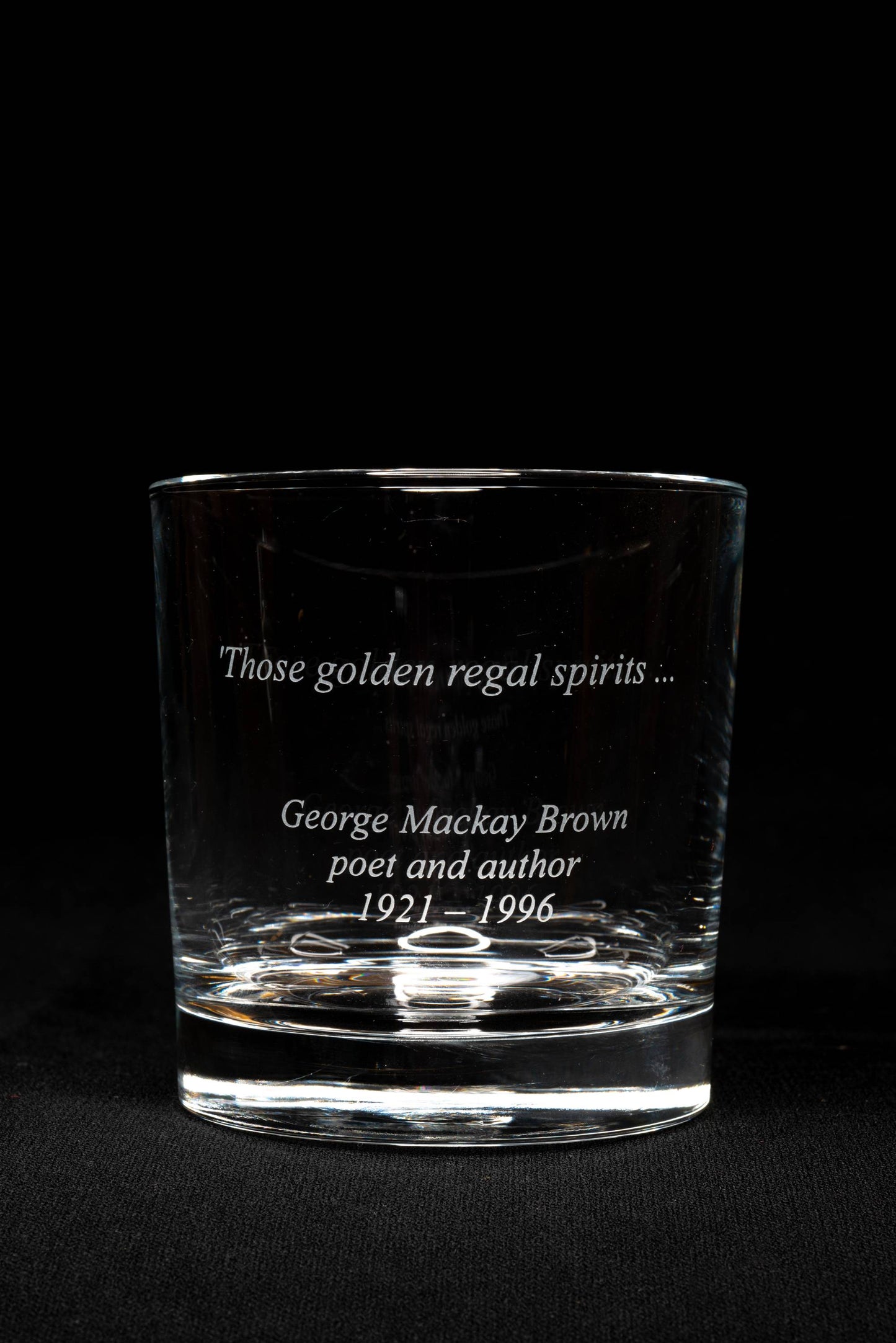 George Mackay Brown Centenary Glass Limited Edition